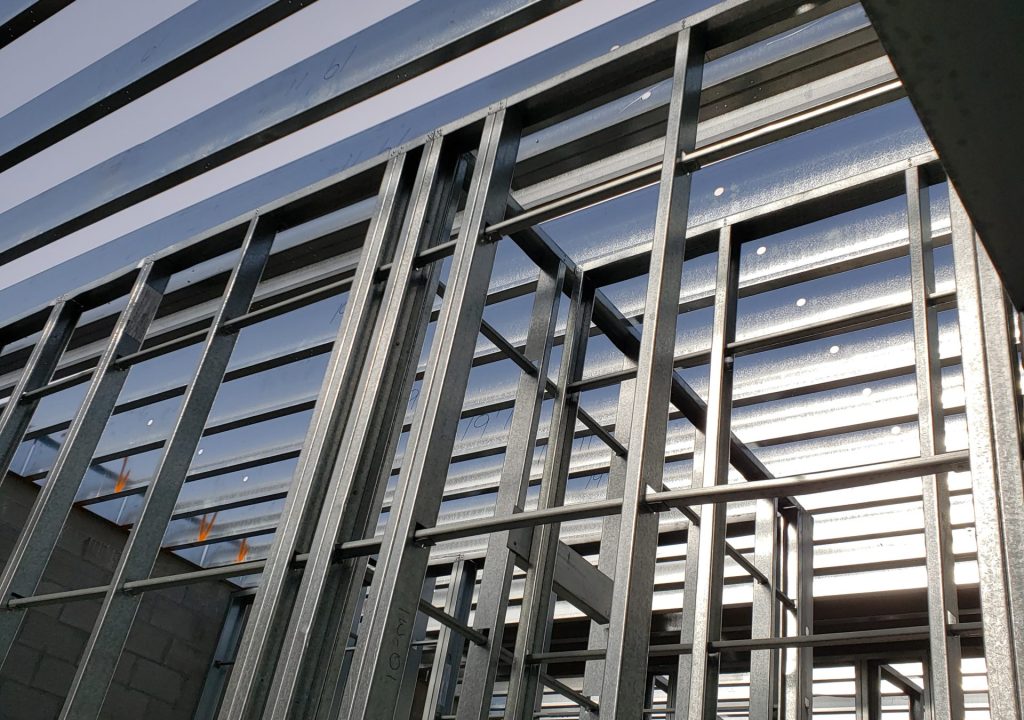 Steel frame barndominium in Georgia